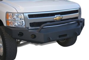 Chevrolet Silverado 1500 Bumper - Front - DV8 Offroad - Steel, 2 Stage Powder Coat Finish - Black Powdercoat - `07-`13